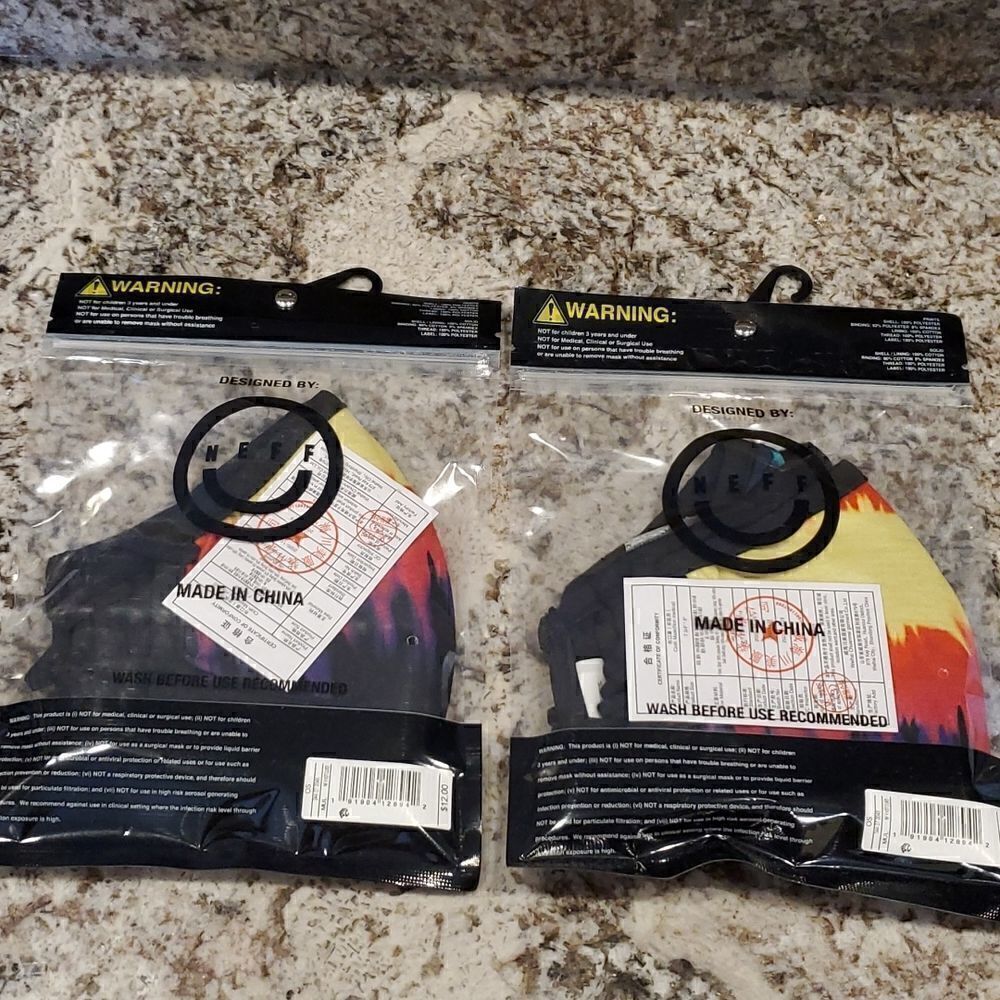 NEFF 2 sets of 3 Face Masks NWT - Picture 6 of 6